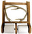 Wall Mount Magazine Rack w/Dbl TP Holder (Authentic Antlers)