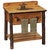 Hickory Open Vanity with Shelf