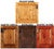 Hickory Open Vanity with Shelf