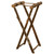 Hickory Server with Leather Strapping
