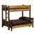 Hickory Twin/Full Bunk Bed - Ladder Right