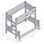 Hickory Twin/Full Bunk Bed - Ladder Right