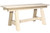 Homestead 4' Plank Bench - Unfinished