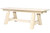 Homestead 6' Plank Bench - Lacquered