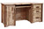 Homestead Computer Desk with 3 Drawers - Stained & Lacquered