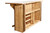 Homestead Deluxe Bar with Foot Rail - Stained & Lacquered