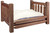 Homestead Large Dog Bed with Mattress - Stained & Lacquered