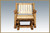 Homestead Single Seat Glider - Exterior Stain