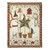 Homey Snowmen Fleece Throw