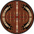 Horse Blanket Brown Rug - 8 Ft. Round