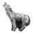 Howling Wolf Cabinet Knob - Set of 2