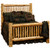 Spindle Log Bed - King