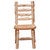 Ladder Back Log Side Chair