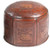 Large Moose Lodge Tooled Leather Ottoman