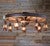 Large Wagon Wheel Chandelier with Rustic Lanterns
