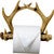 Antler Toilet Paper Holder