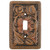 Tooled Leather Single Switch Plate Cover