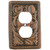 Tooled Leather Outlet Cover