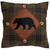 Lodge Bands Diamond Bear Pillow