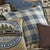 Lodge Blue Check Pillow
