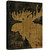 Lodge Silhouettes Canvas Art - Moose