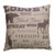 Lodge Words Print Accent Pillow