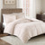 Logan Champagne Faux Fur Comforter Set - King