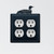 Loon Double Outlet Cover