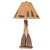 Mahogany Canoe Paddle Table Lamp