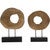 Mango Wood Sculptures - Set of 2