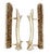 Metal Antler Door Pulls - Set of 2