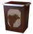 Metal Art Bear Waste Basket