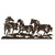 Metal Running Horse Wall Art
