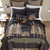 Midnight Cabin Quilt - Queen