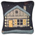 Midnight Cabin Square Pillow