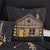 Midnight Cabin Square Pillow