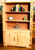 Unfinished Hand-Peeled Rustic Bookcase