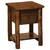 Modern Cedar One Drawer Nightstand With Shelf