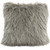 Mongolian Gray Faux Fur Pillow - OUT OF STOCK UNTIL 06/18/2025