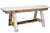 Montana 4' Plank Bench - Unfinished