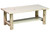 Montana Coffee Table with Shelf - Unfinished