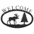 Moose & Pine Welcome Sign