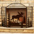 Moose Fireplace Screen