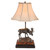 Moose On Rock Lamp