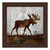 Moose Silhouette Framed Print