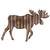 Moose Silhouette Wood Wall Art
