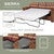 Forest Tapestry 4 Piece Sofa Sleeper Living Room Set