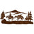 Mountain Man Scenic Six Hook Coat Rack
