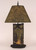 Mountain Scene Table Lamp with Nightlight - Green