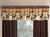 Mountain Wildlife Plush Valance